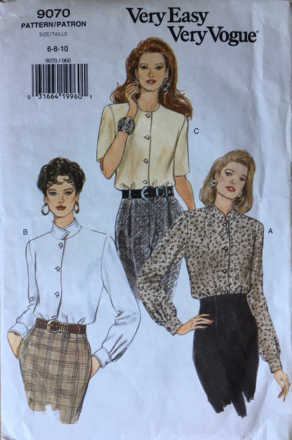 Vogue 9070 Sewing Pattern (Vintage) UNCUT/CUT