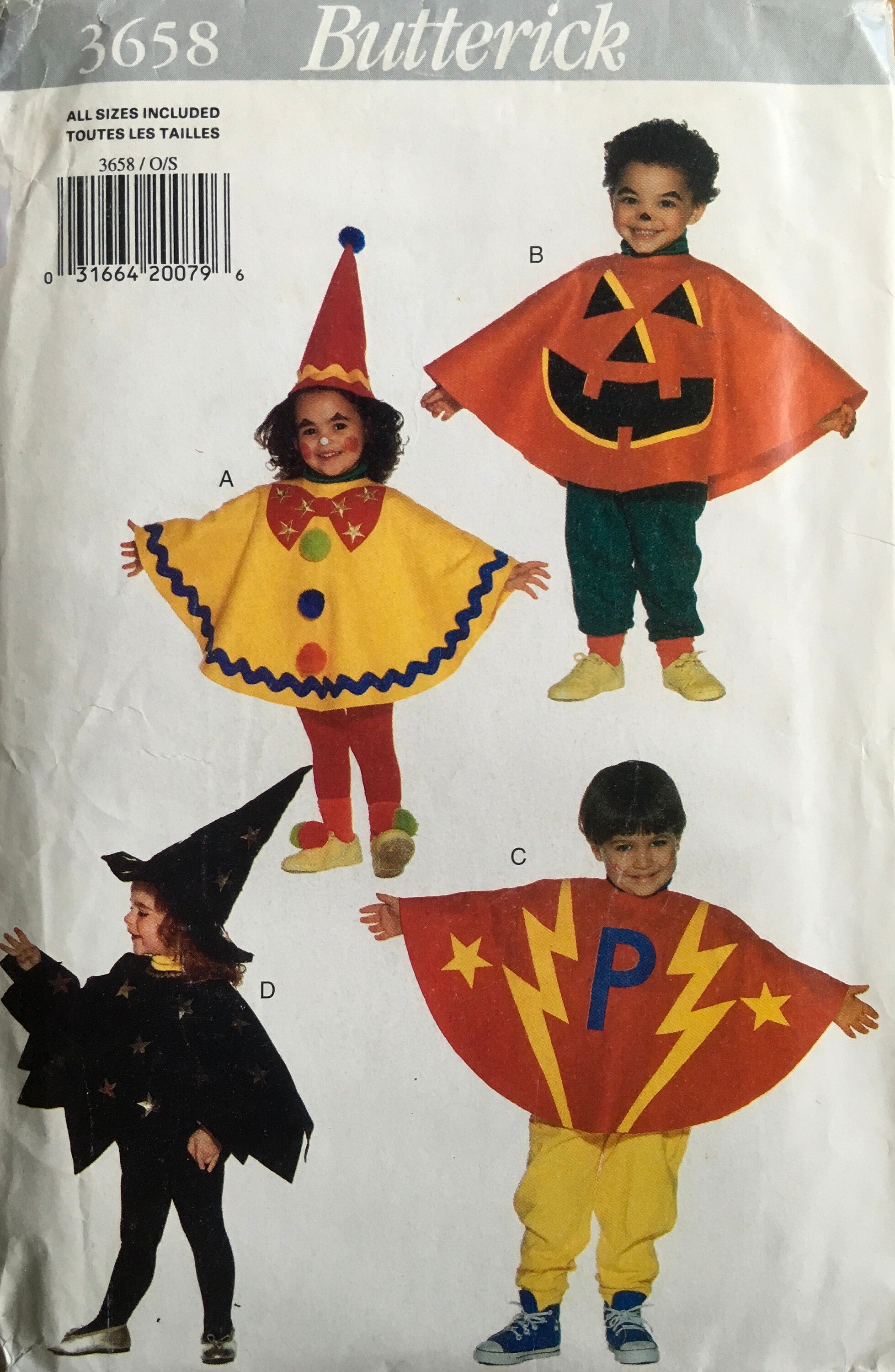 Butterick 3658 Sewing Pattern (Vintage) UNCUT