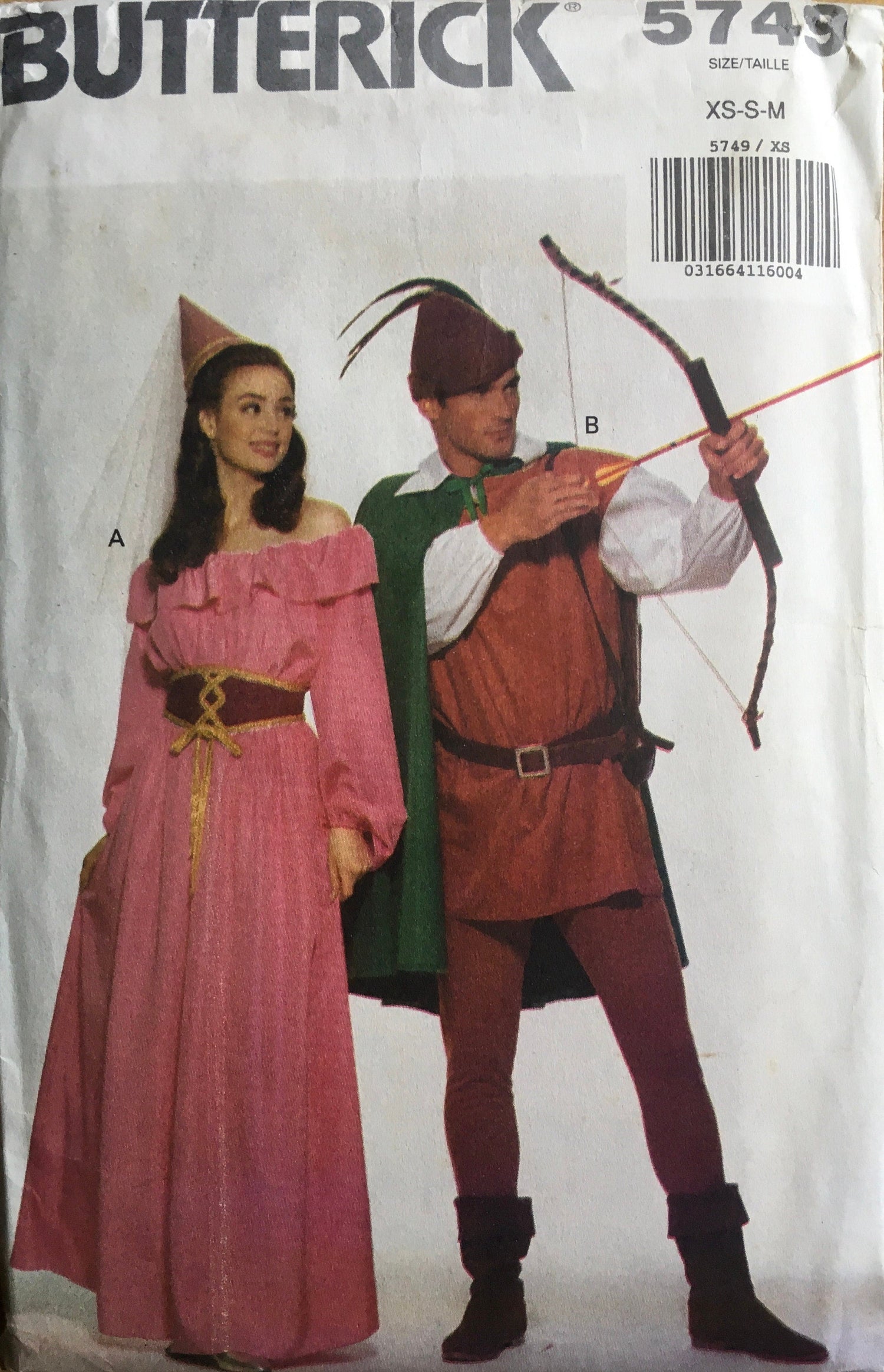 Butterick 5749 Sewing Pattern (Vintage) UNCUT