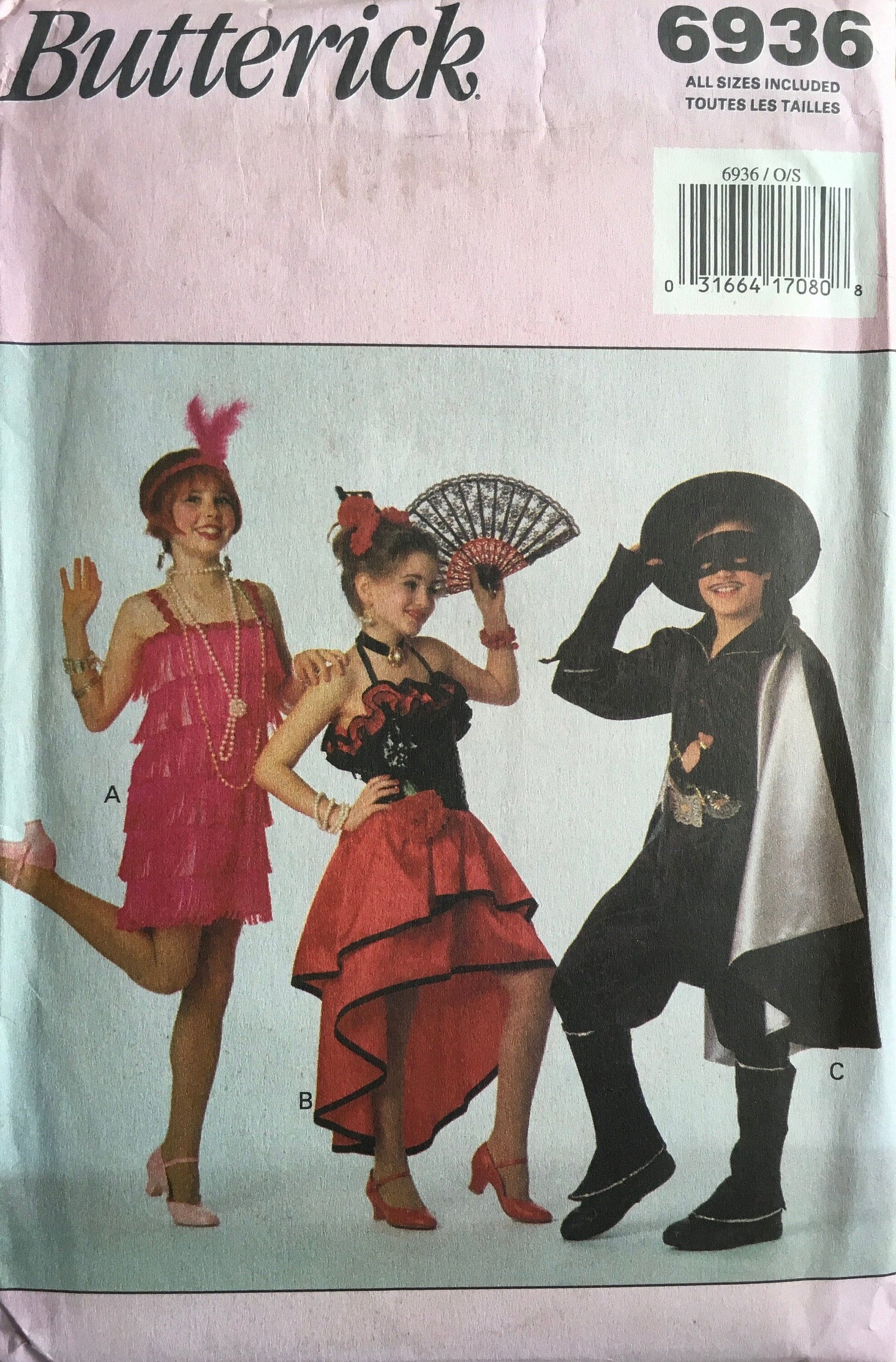 Butterick 6936 Sewing Pattern (Vintage) UNCUT