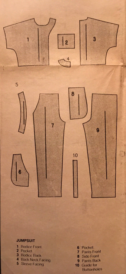 See &amp; Sew 6401 Sewing Pattern (Vintage) CUT