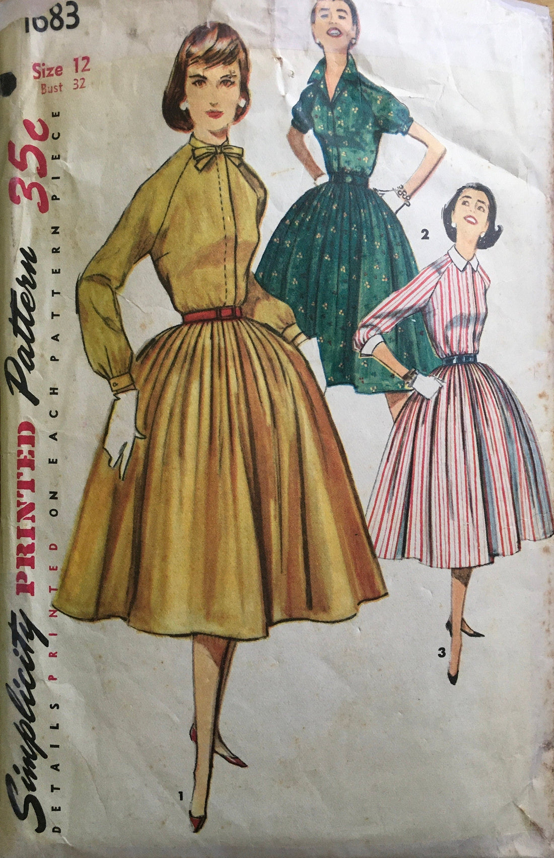 Simplicity 1683 Sewing Pattern (Vintage) CUT