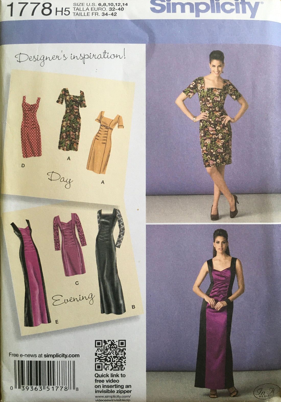 Simplicity 1778 Sewing Pattern (Vintage) UNCUT