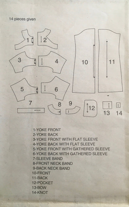 Simplicity 2922 Sewing Pattern CUT