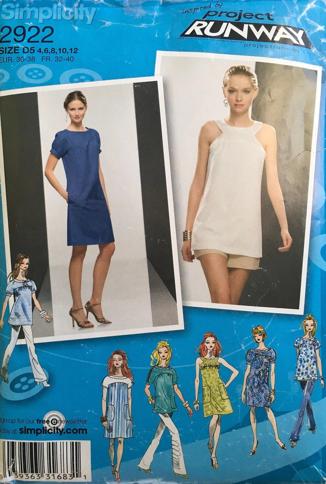 Simplicity 2922 Sewing Pattern CUT