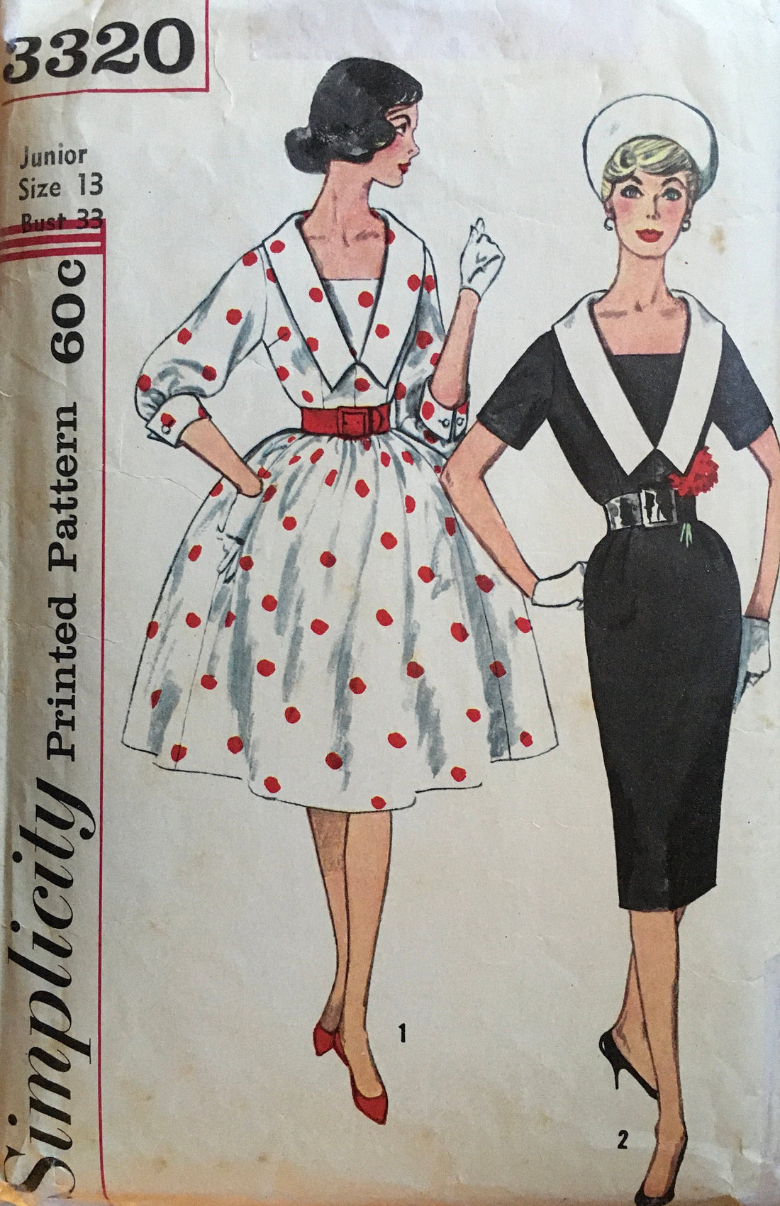 Simplicity 3320 Sewing Pattern (Vintage) CUT