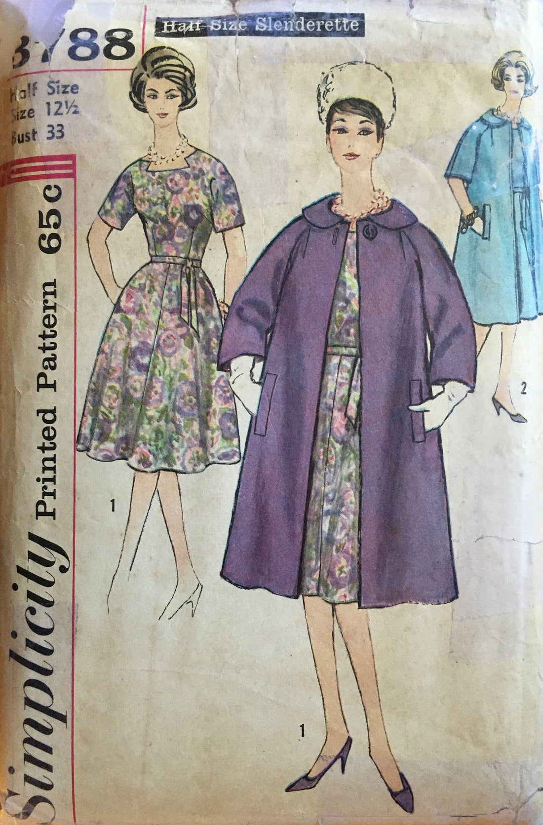 Simplicity 3788 Sewing Pattern (Vintage) CUT