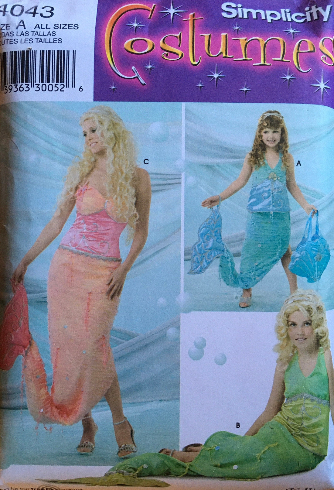 Simplicity 4043 Sewing Pattern (Vintage) UNCUT/CUT