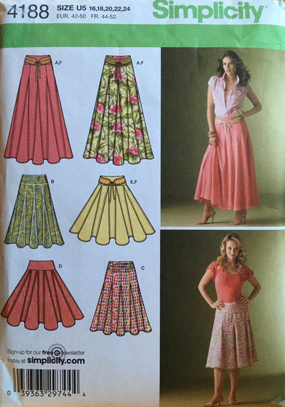 Simplicity 4188 Sewing Pattern (Vintage) CUT