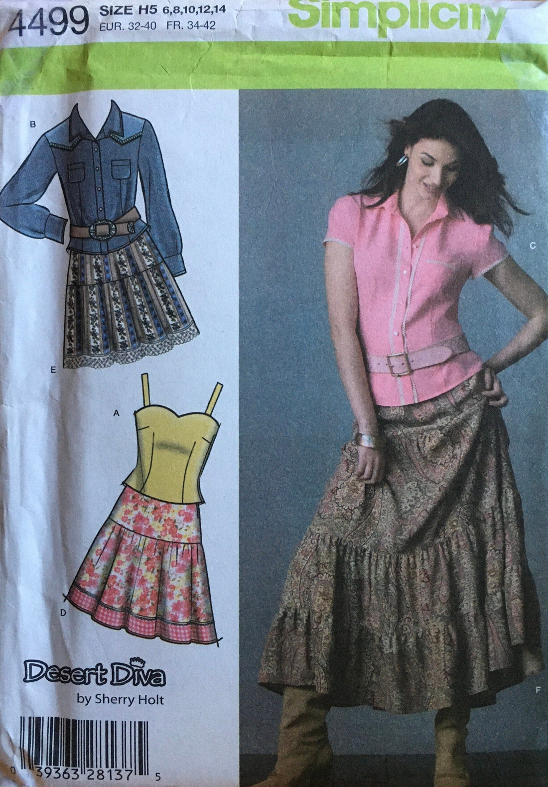 Simplicity 4499 Sewing Pattern (Vintage) UNCUT