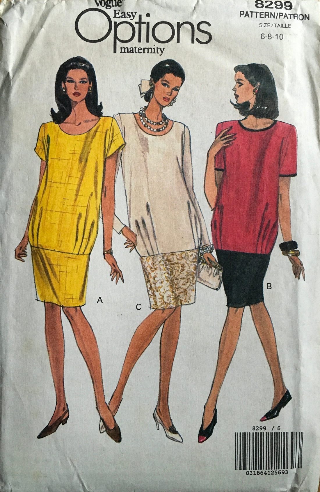 Vogue 8299 Sewing Pattern (Vintage) UNCUT