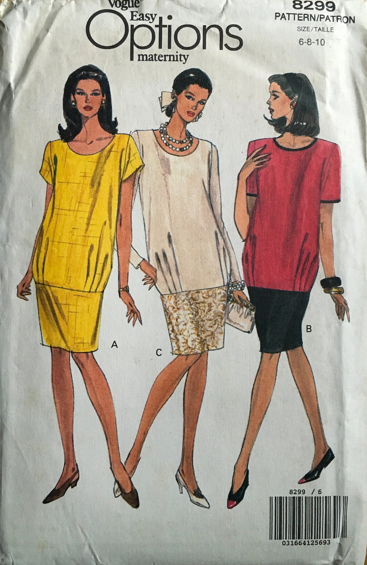 Vogue 8299 Sewing Pattern (Vintage) UNCUT