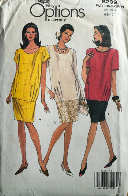 Vogue 8299 Sewing Pattern (Vintage) UNCUT