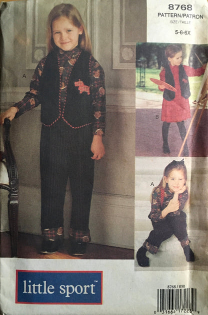 Vogue 8768 Sewing Pattern (Vintage) UNCUT