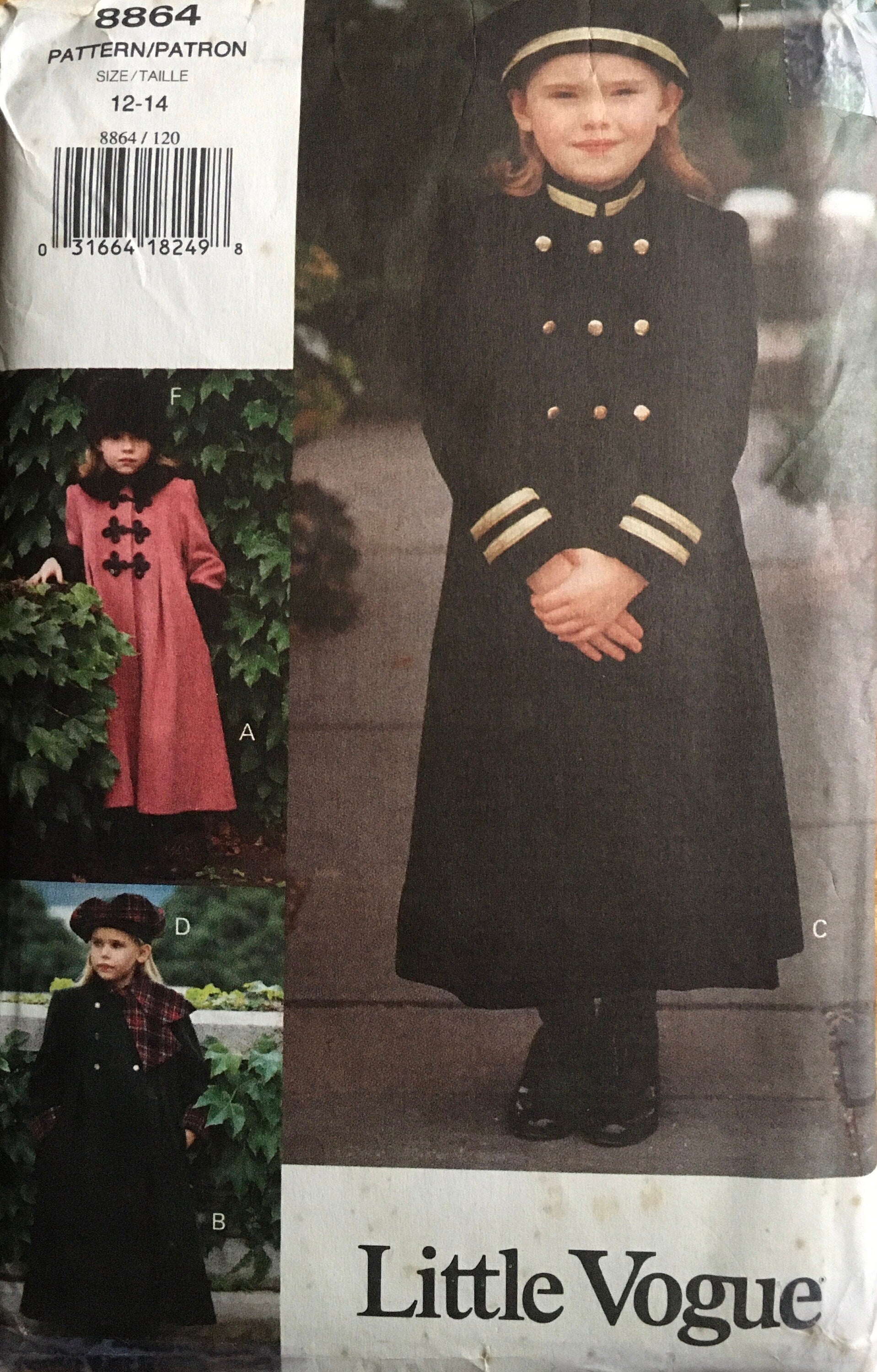 Vogue 8864 Sewing Pattern (Vintage) UNCUT