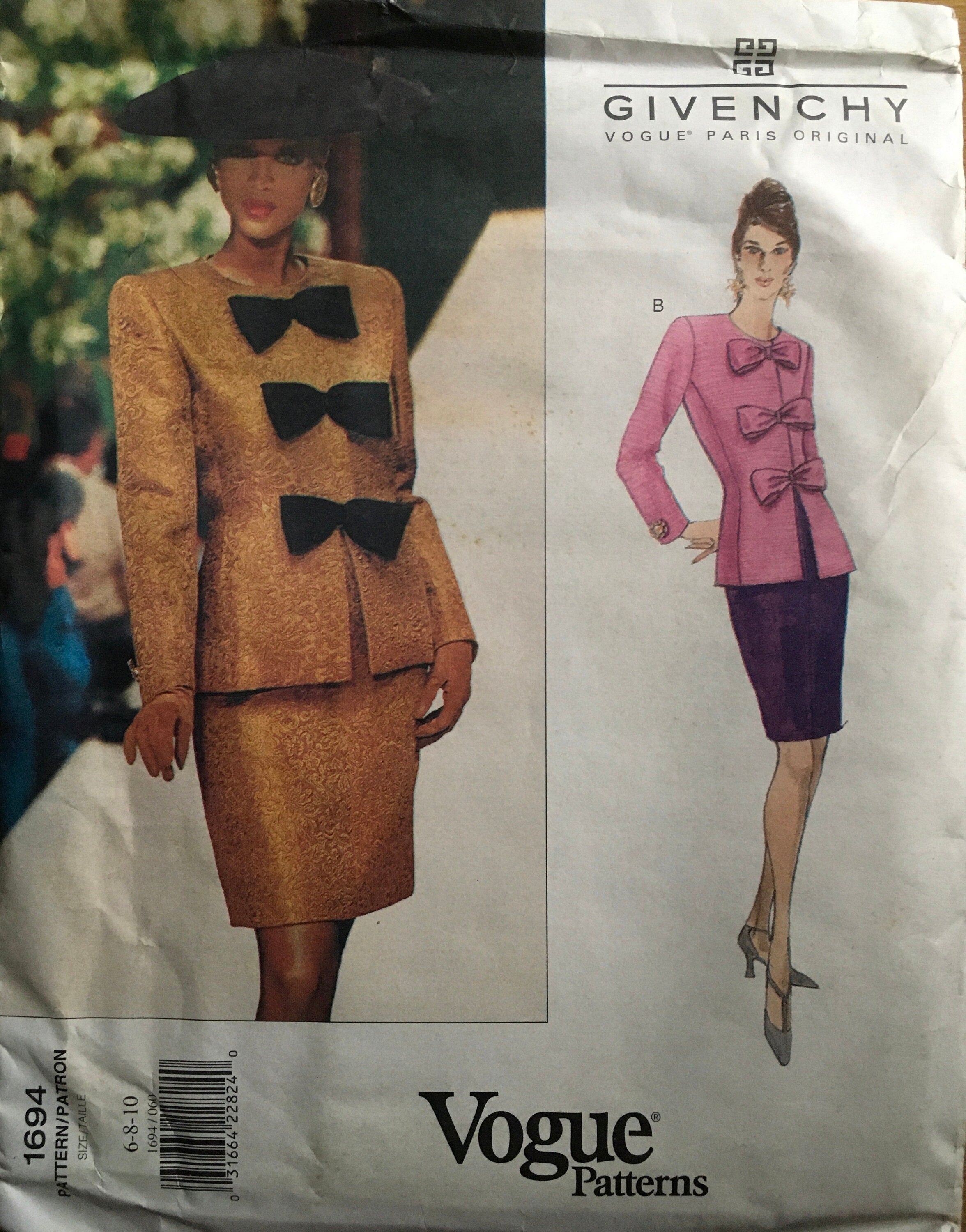 Vogue 1694 Sewing Pattern (Vintage) UNCUT