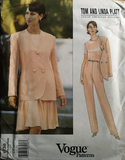 Vogue 1738 Sewing Pattern (Vintage) UNCUT