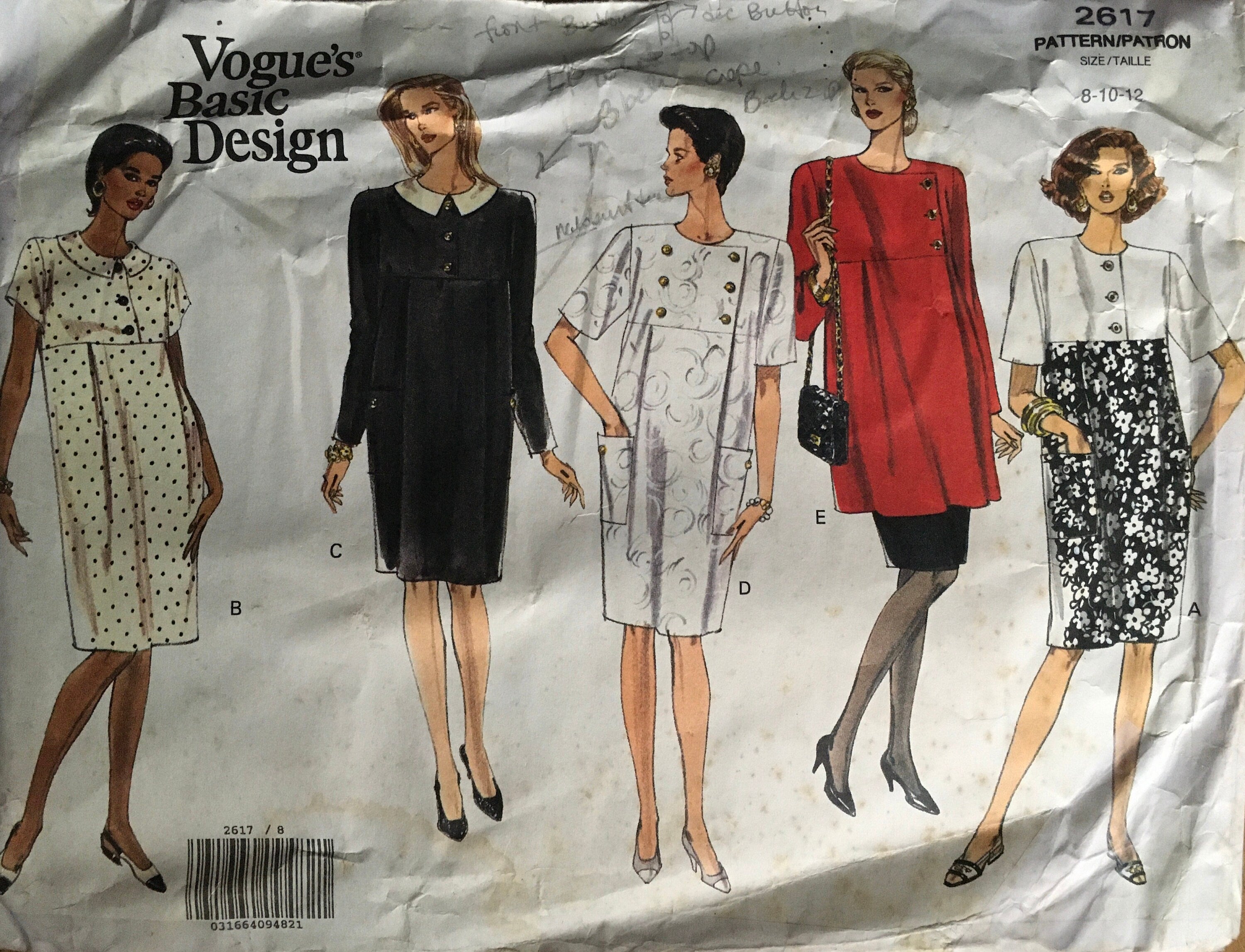 Vogue 2617 Sewing Pattern (Vintage) UNCUT