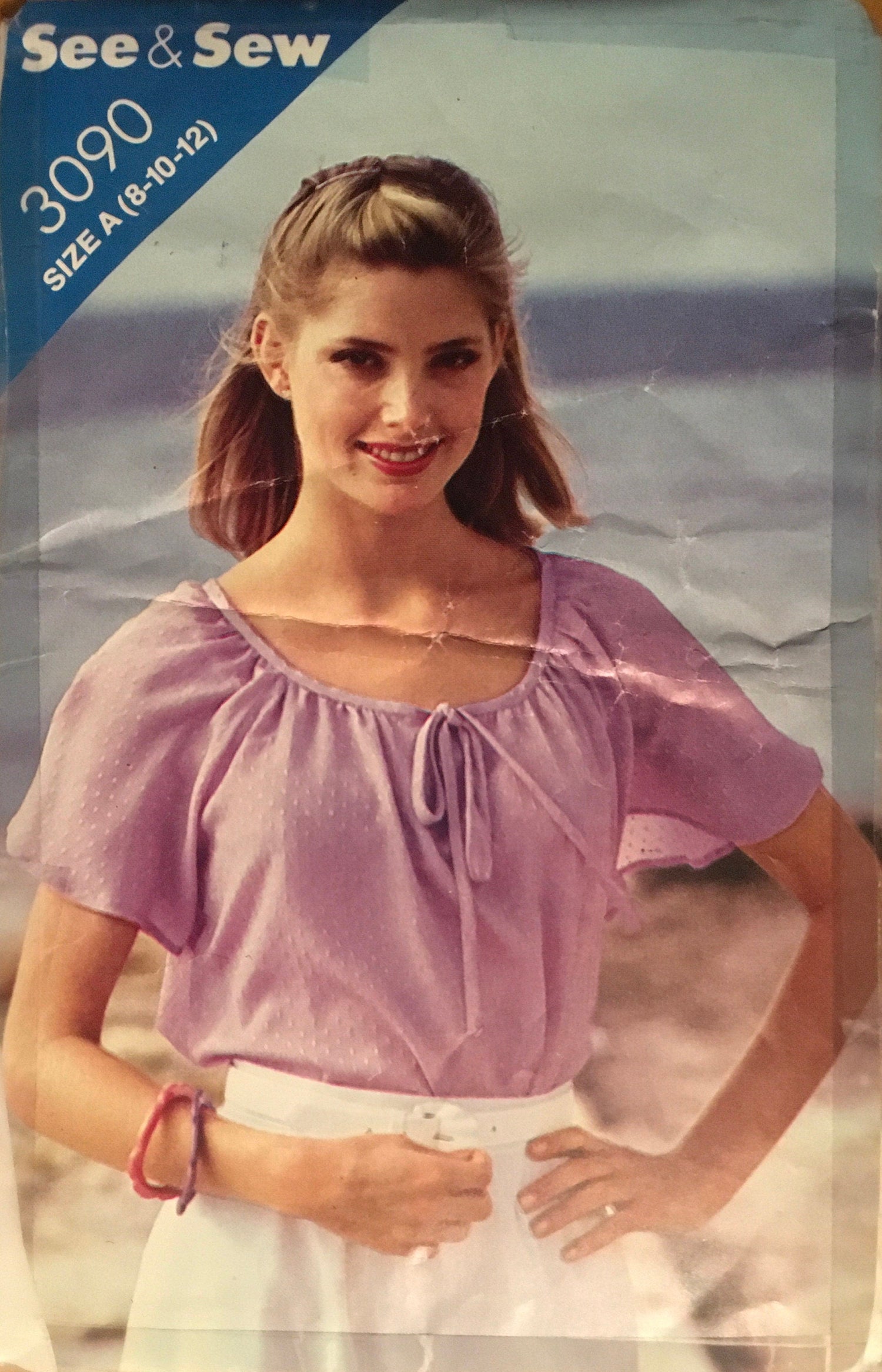 See &amp; Sew 3090 Sewing Pattern (Vintage) CUT