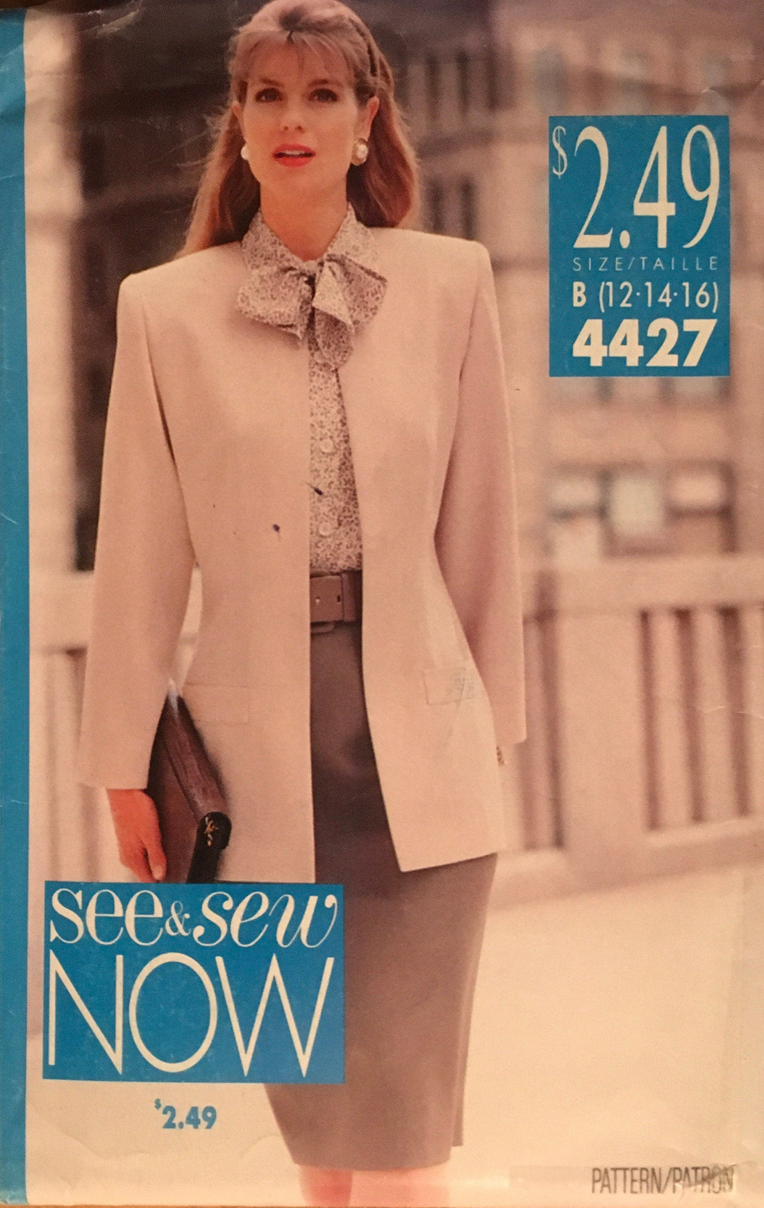 See &amp; Sew 4427 Sewing Pattern (Vintage) UNCUT