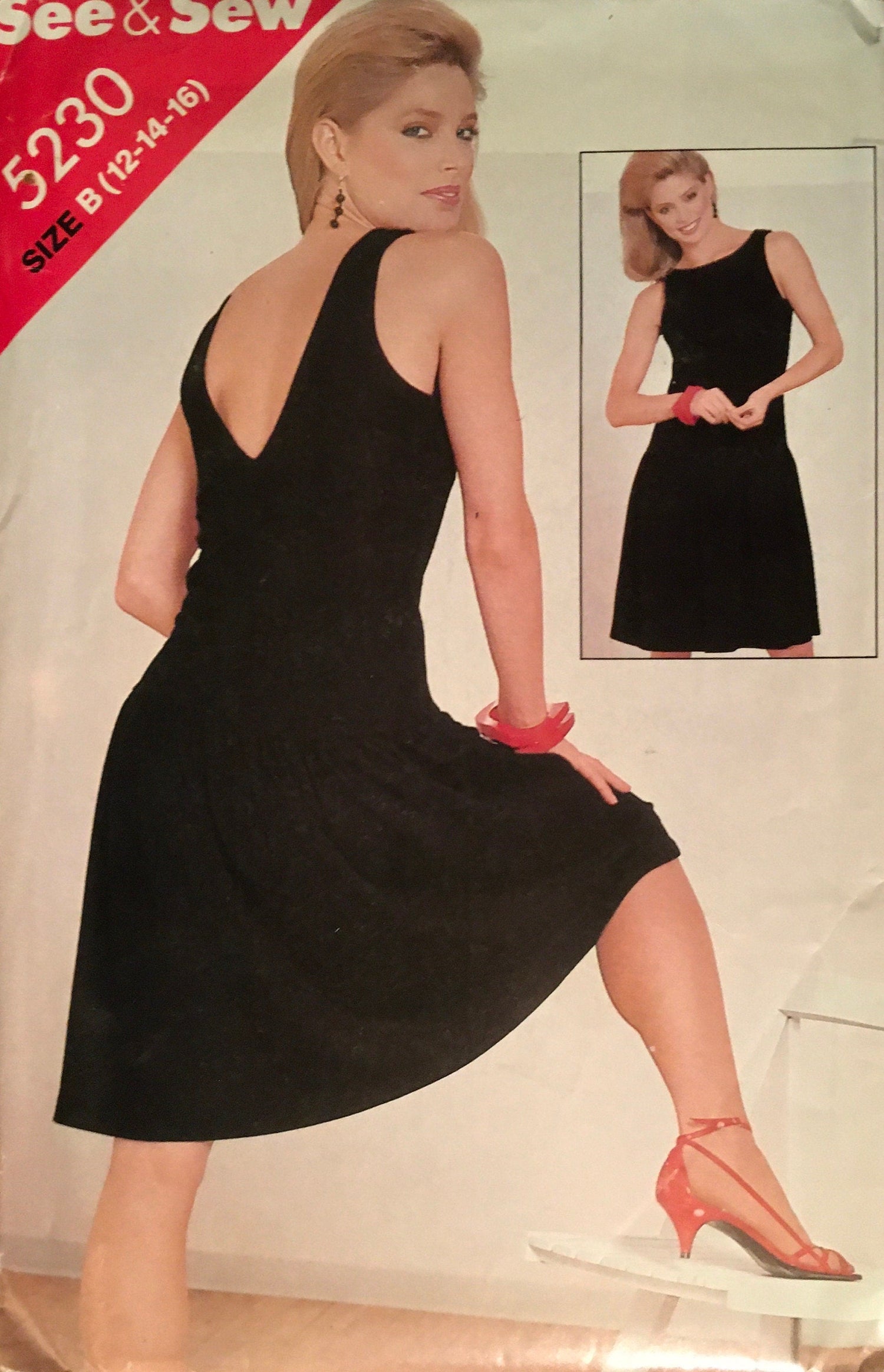 See &amp; Sew 5230 Sewing Pattern (Vintage) UNCUT