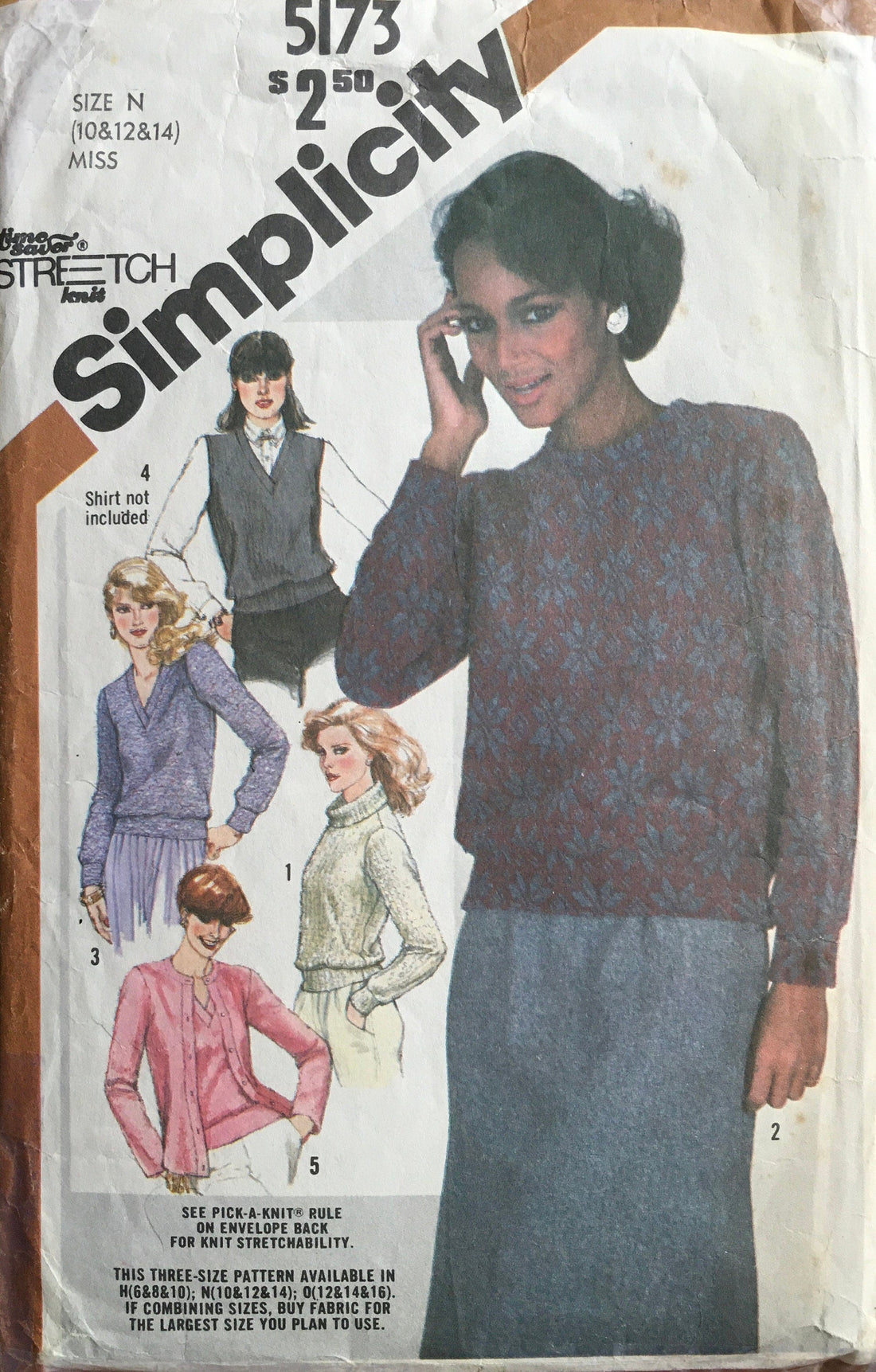Simplicity 5173 Sewing Pattern (Vintage) CUT