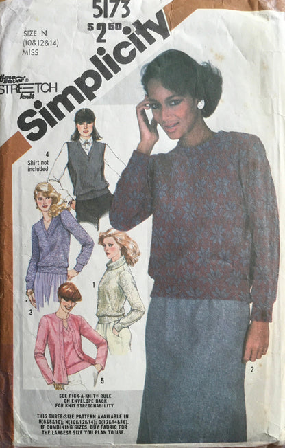 Simplicity 5173 Sewing Pattern (Vintage) CUT