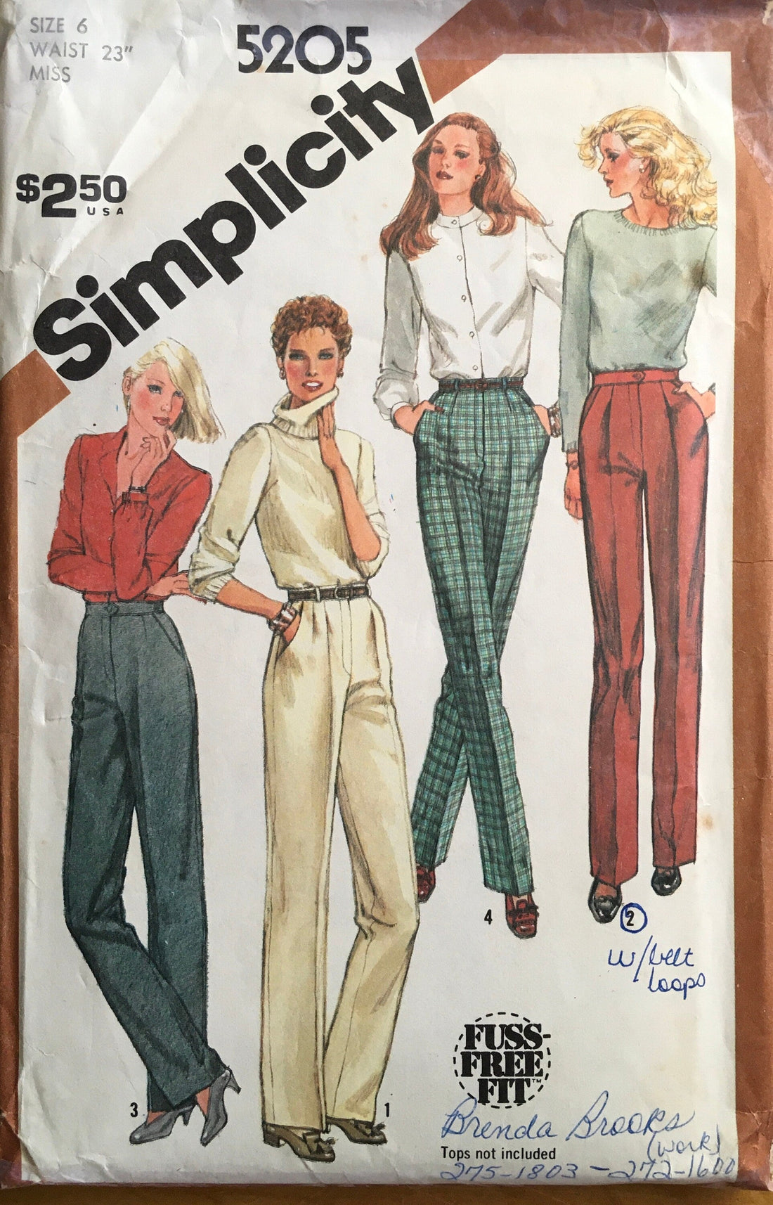 Simplicity 5205 Sewing Pattern (Vintage) CUT