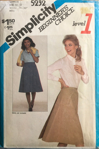 Simplicity 5232 Sewing Pattern (Vintage) CUT