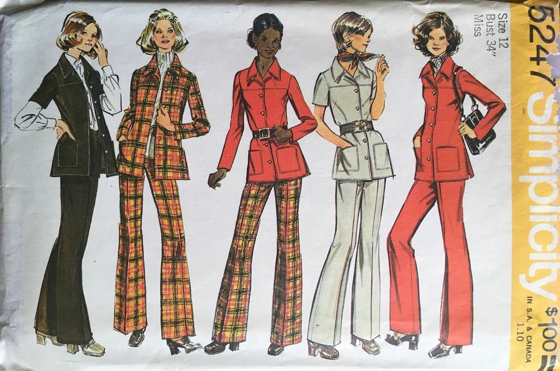 Simplicity 5247 Sewing Pattern (Vintage) CUT