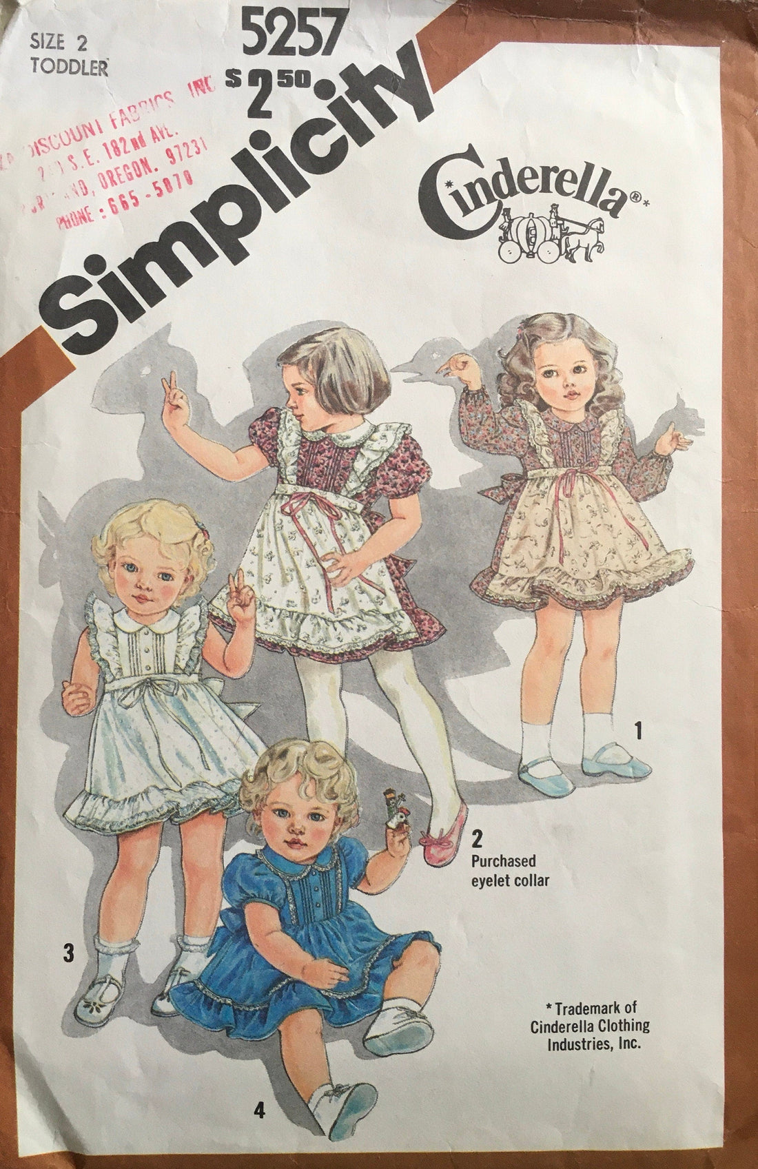 Simplicity 5257 Sewing Pattern (Vintage) CUT