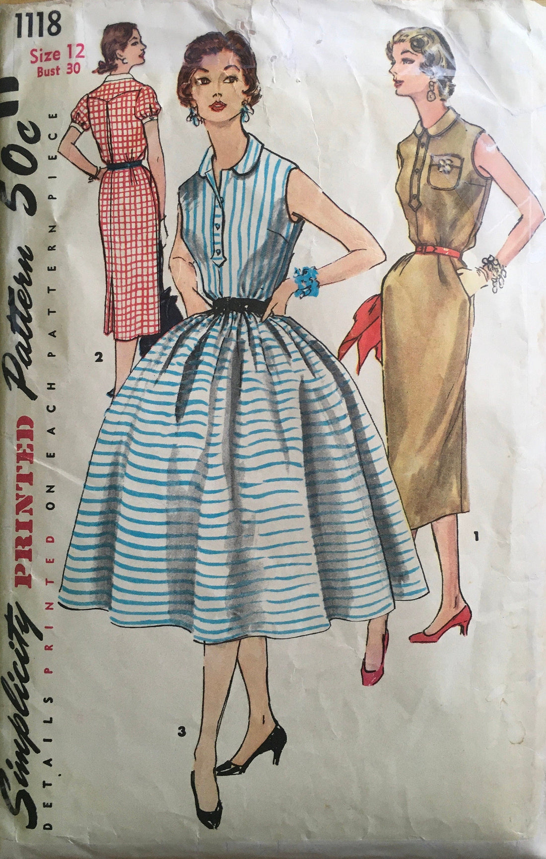 Simplicity 1118 Sewing Pattern (Vintage) CUT