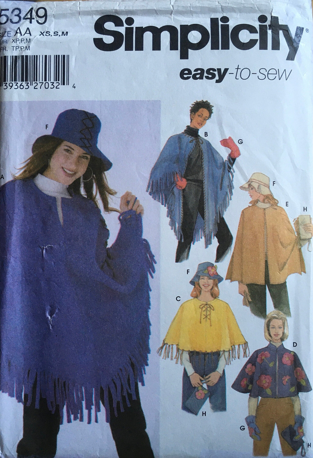 Simplicity 5349 Sewing Pattern (Vintage) CUT
