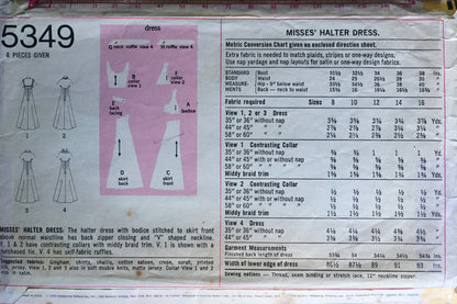 Simplicity 5349 Sewing Pattern (Vintage ) CUT