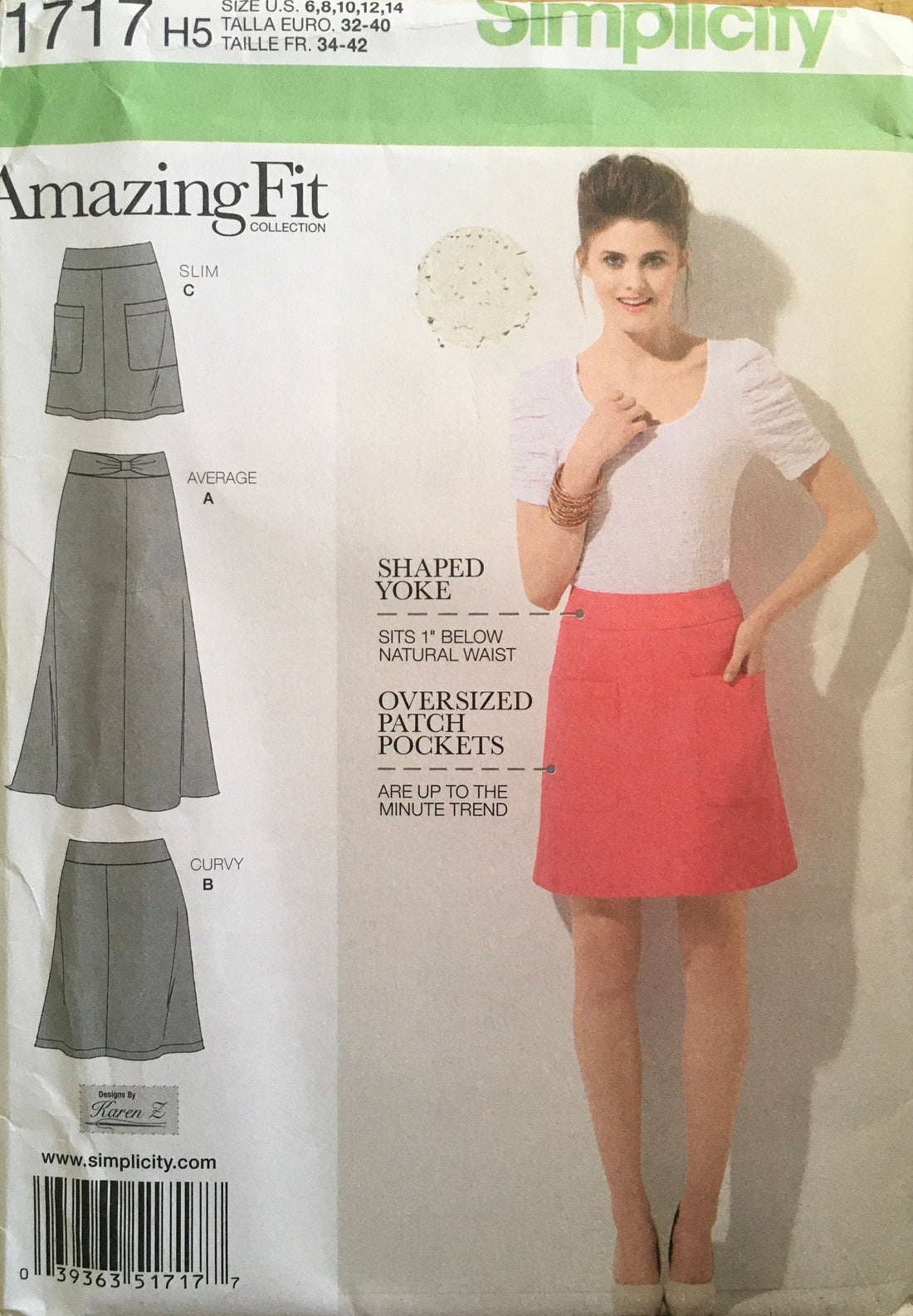 Simplicity 1717 Sewing Pattern UNCUT