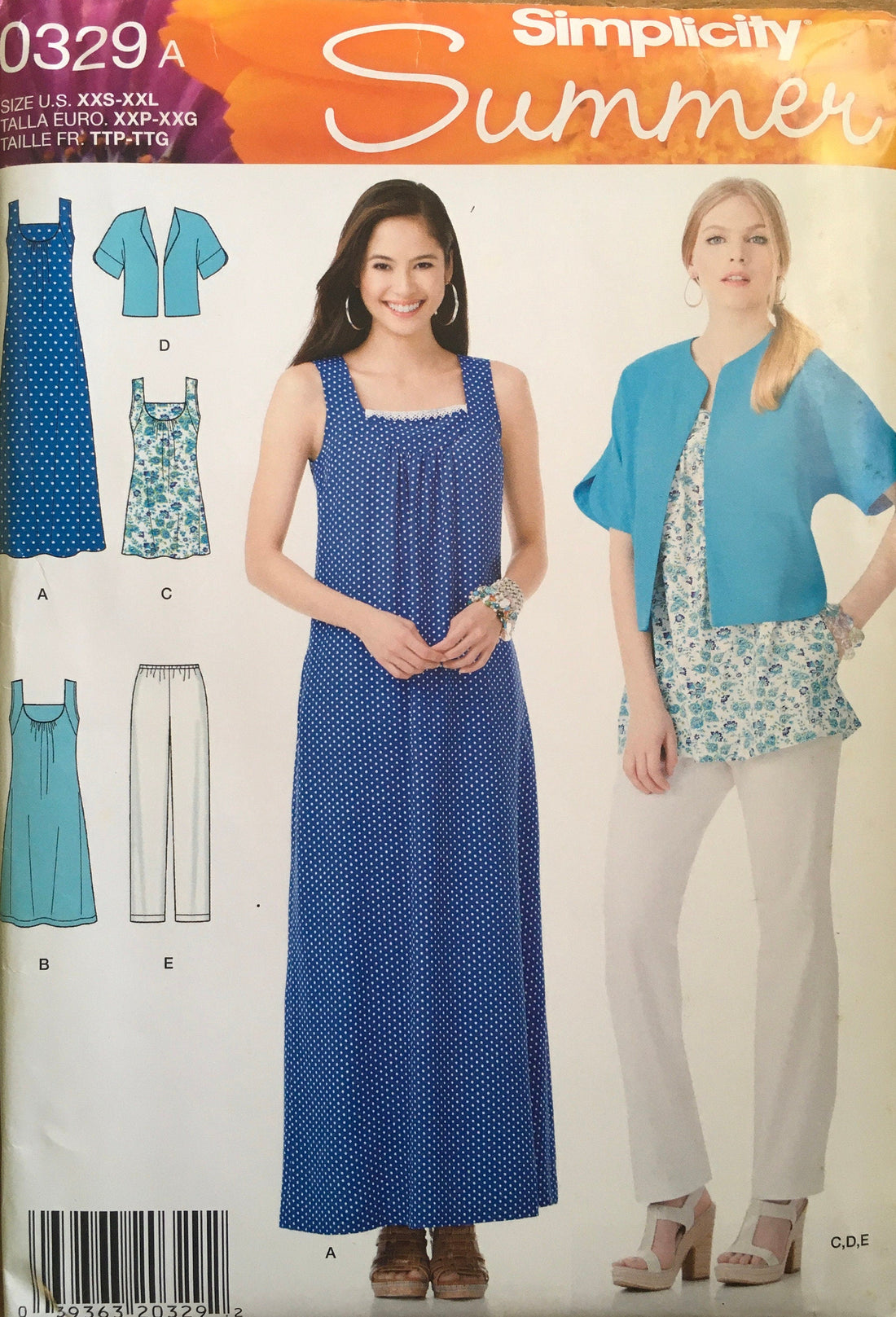 Simplicity 1809 Sewing Pattern (Vintage) UNCUT