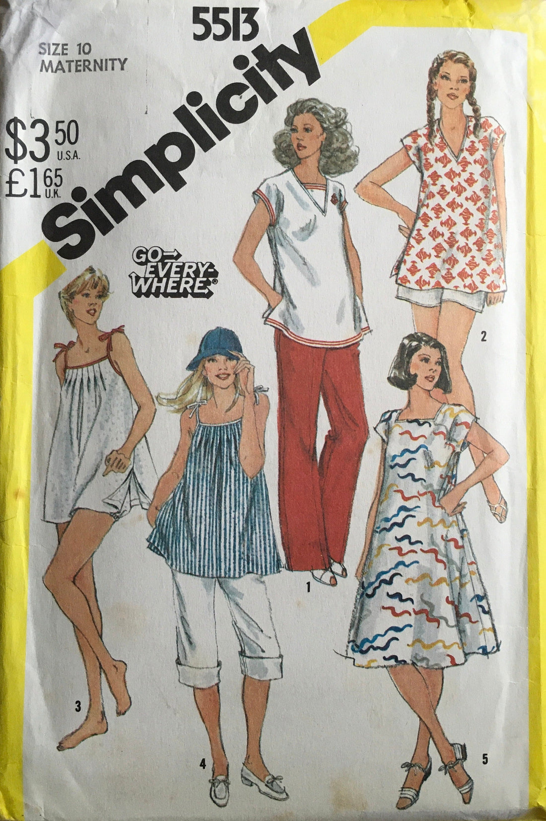 Simplicity 5513 Sewing Pattern (Vintage) UNCUT