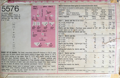 Simplicity 5576 Sewing Pattern (Vintage) CUT