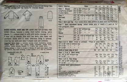 Simplicity 5601 Sewing Pattern (Vintage) CUT