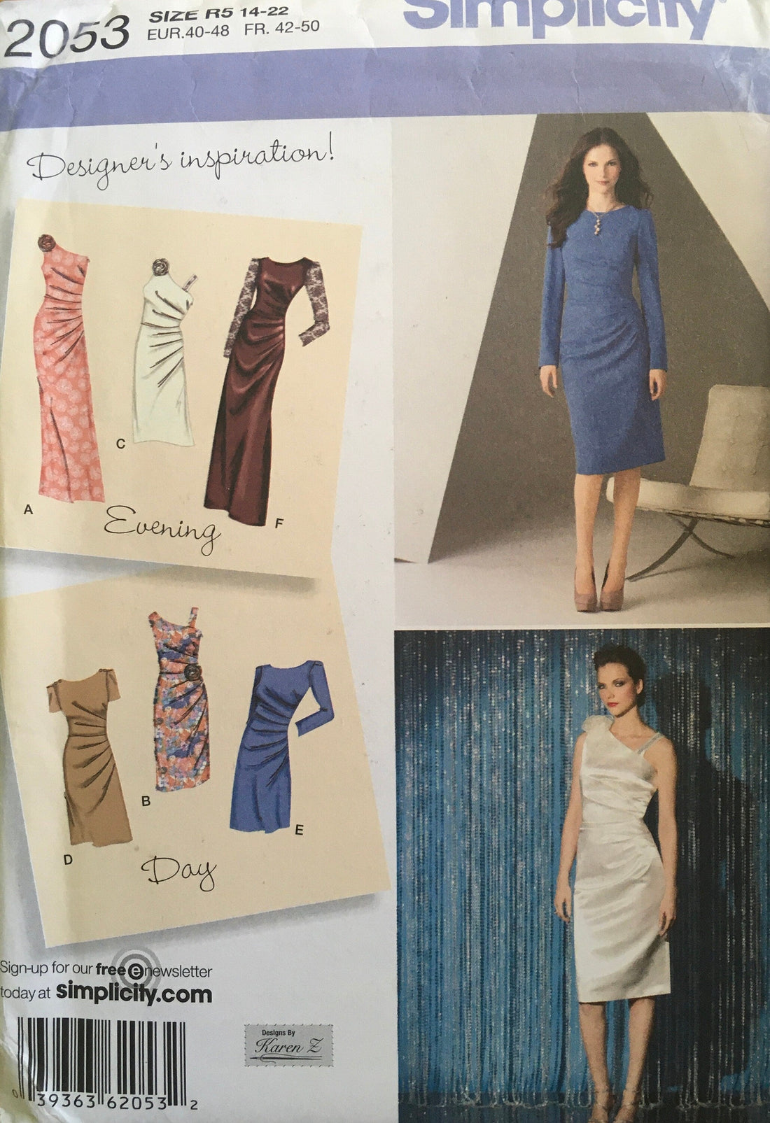 Simplicity 2053 Sewing Pattern (Vintage) UNCUT