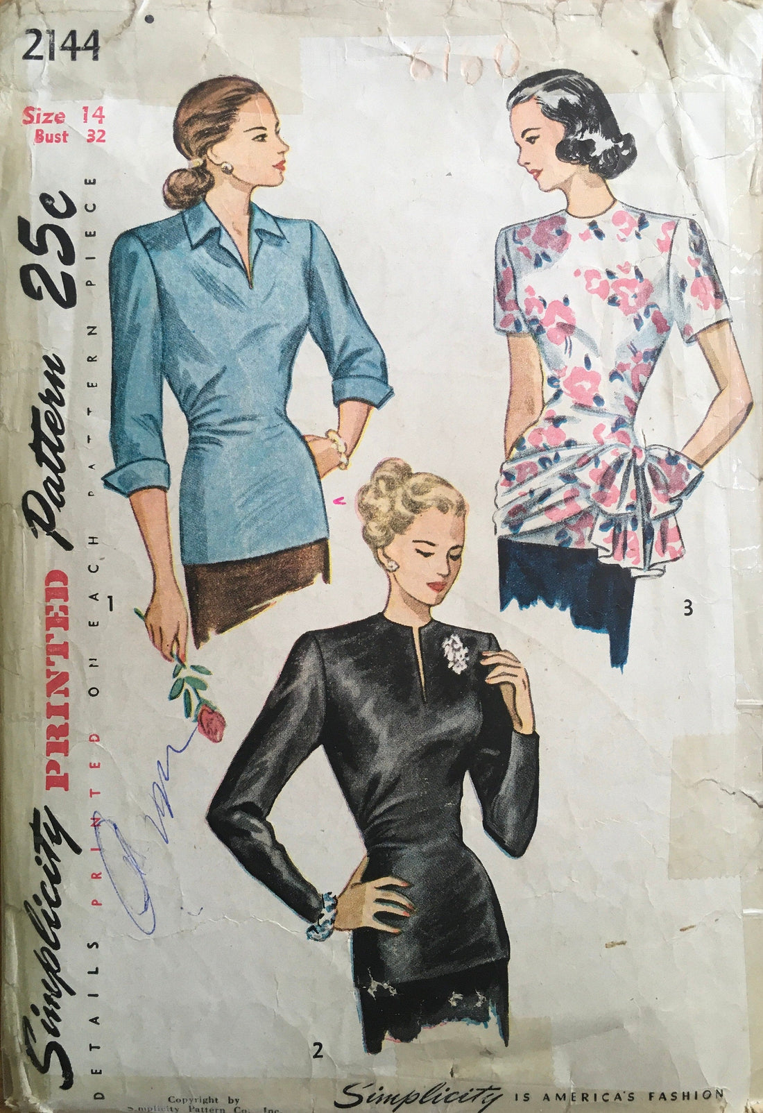 Simplicity 2144 Sewing Pattern (Vintage) CUT