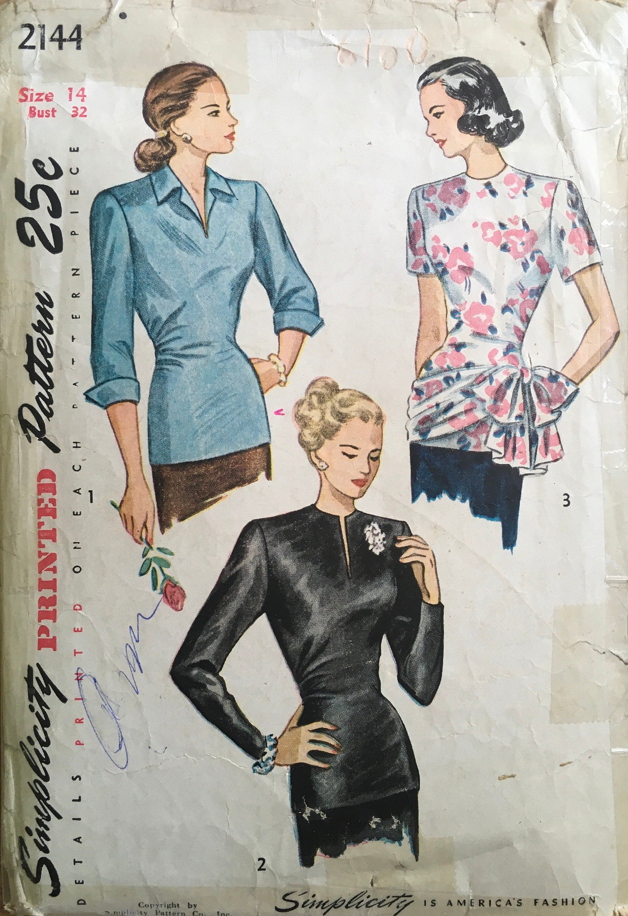 Simplicity 2144 Sewing Pattern (Vintage) CUT