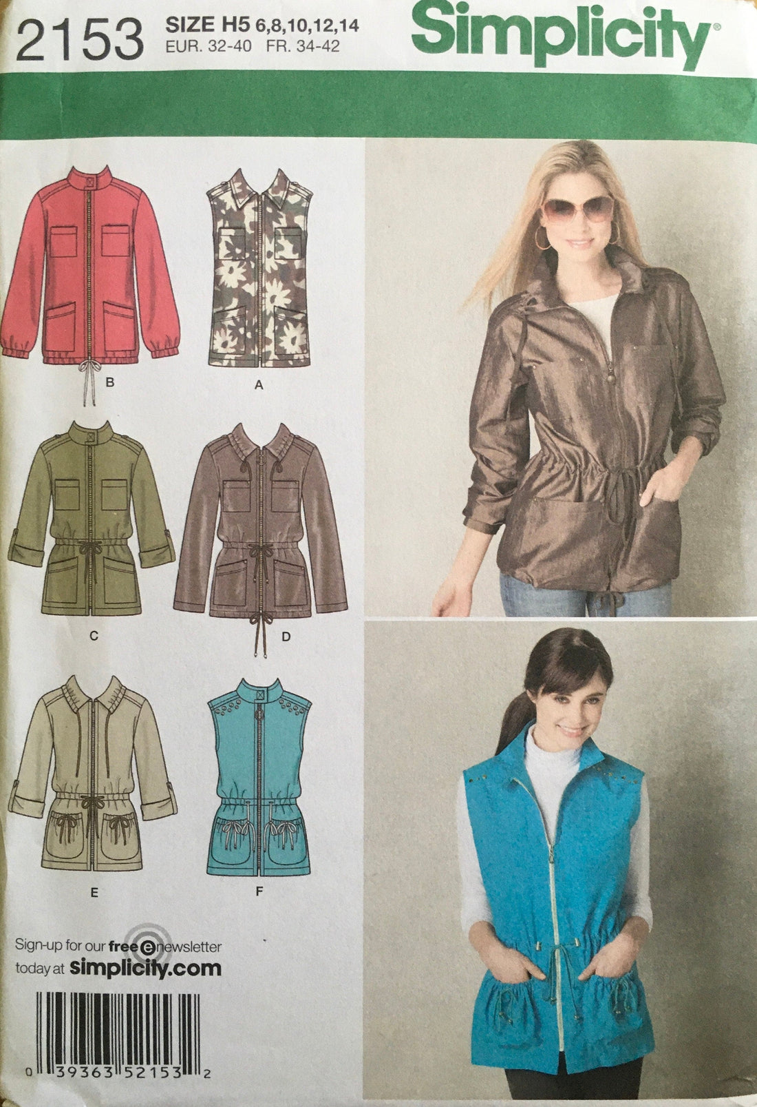 Simplicity 2153 Sewing Pattern UNCUT