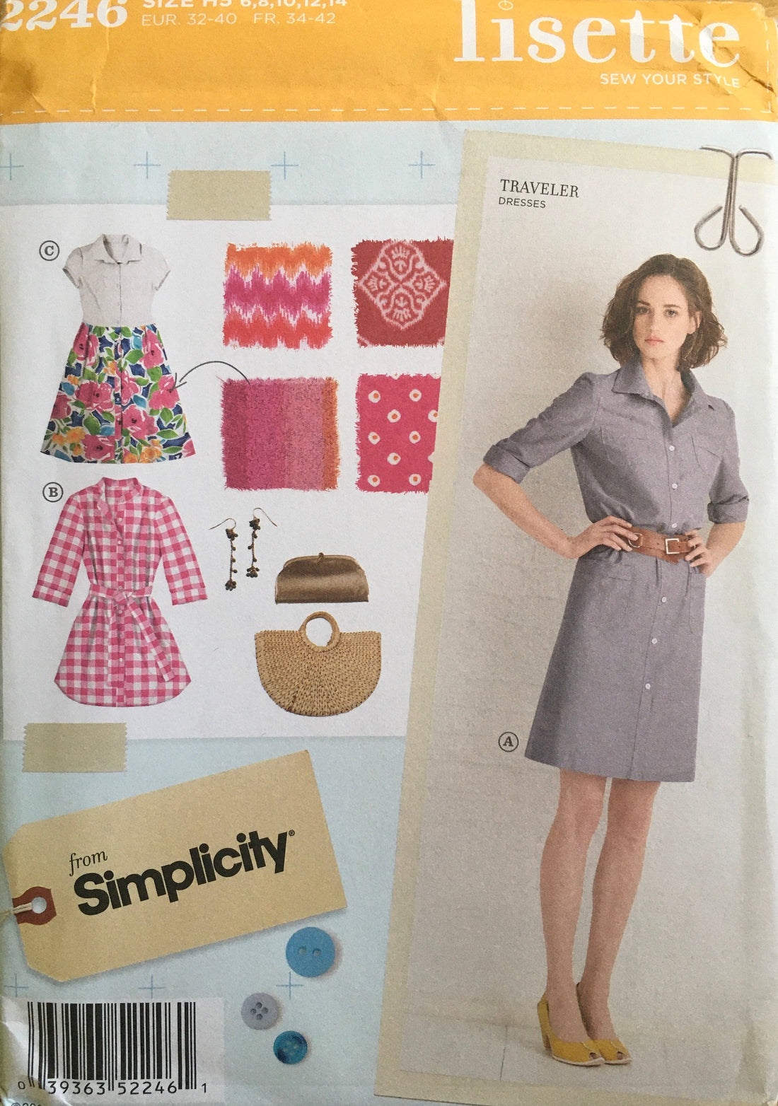 Simplicity 2246 Sewing Pattern UNCUT