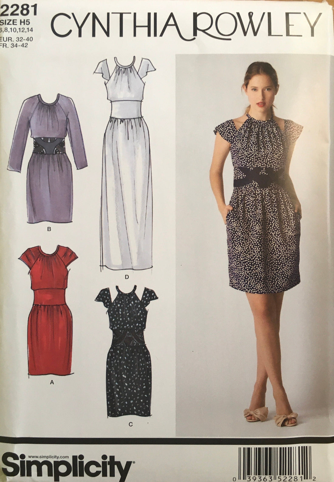 Simplicity 2281 Sewing Pattern UNCUT