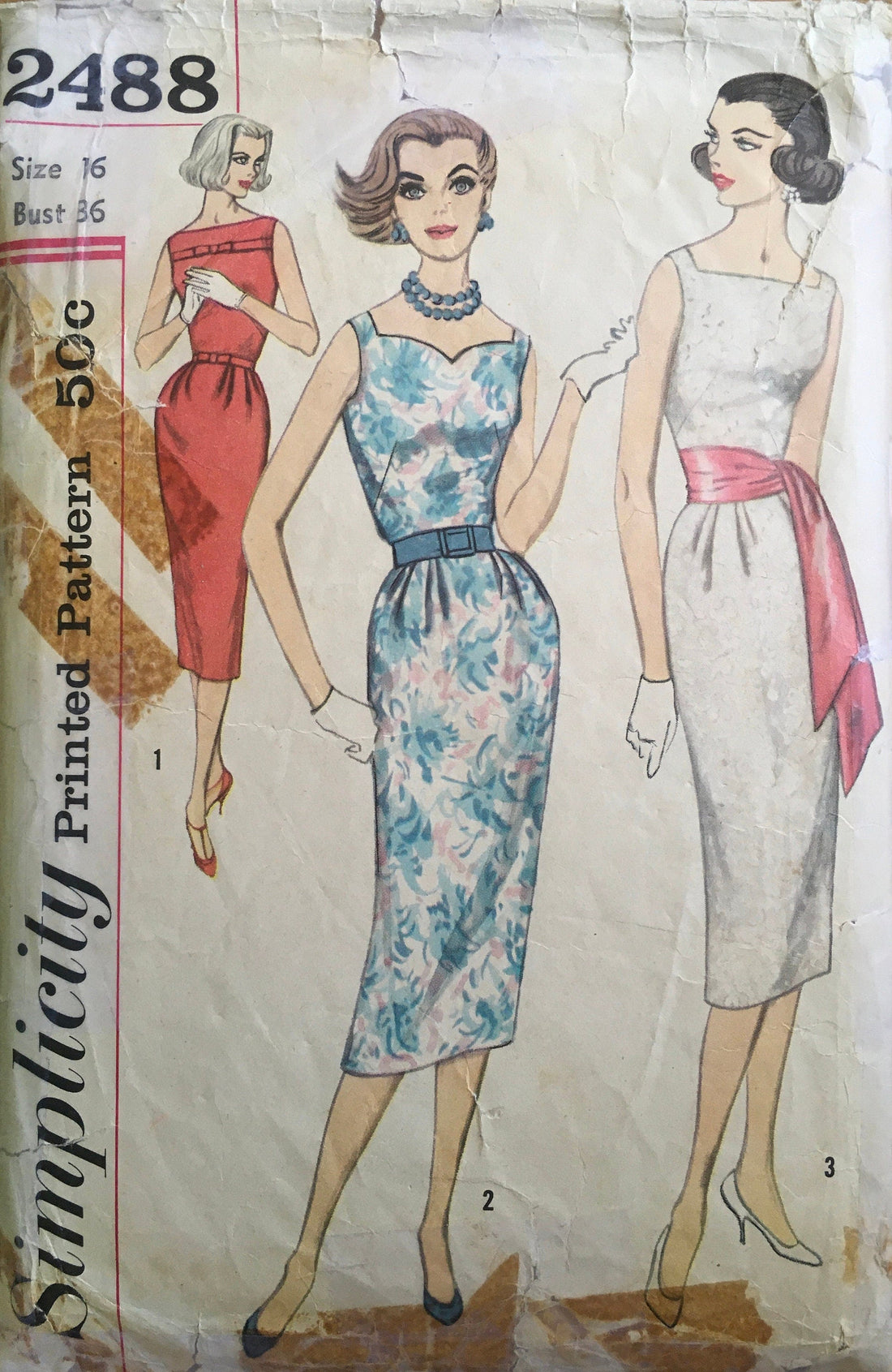 Simplicity 2488 Sewing Pattern (Vintage) CUT