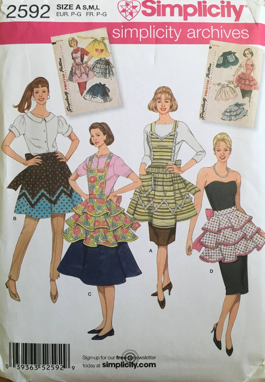 Simplicity 2592 Sewing Pattern UNCUT