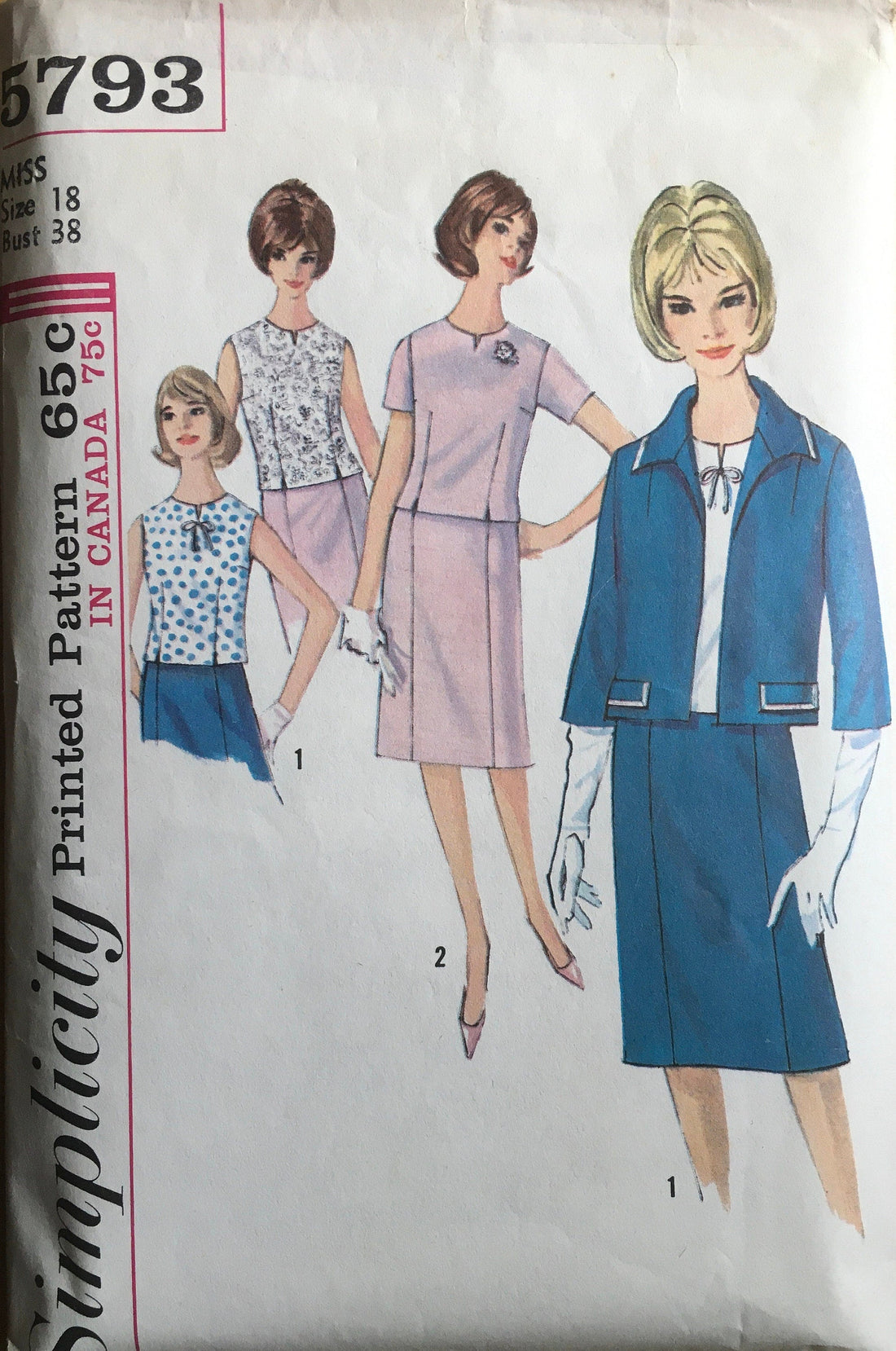 Simplicity 5793 Sewing Pattern (Vintage) UNCUT