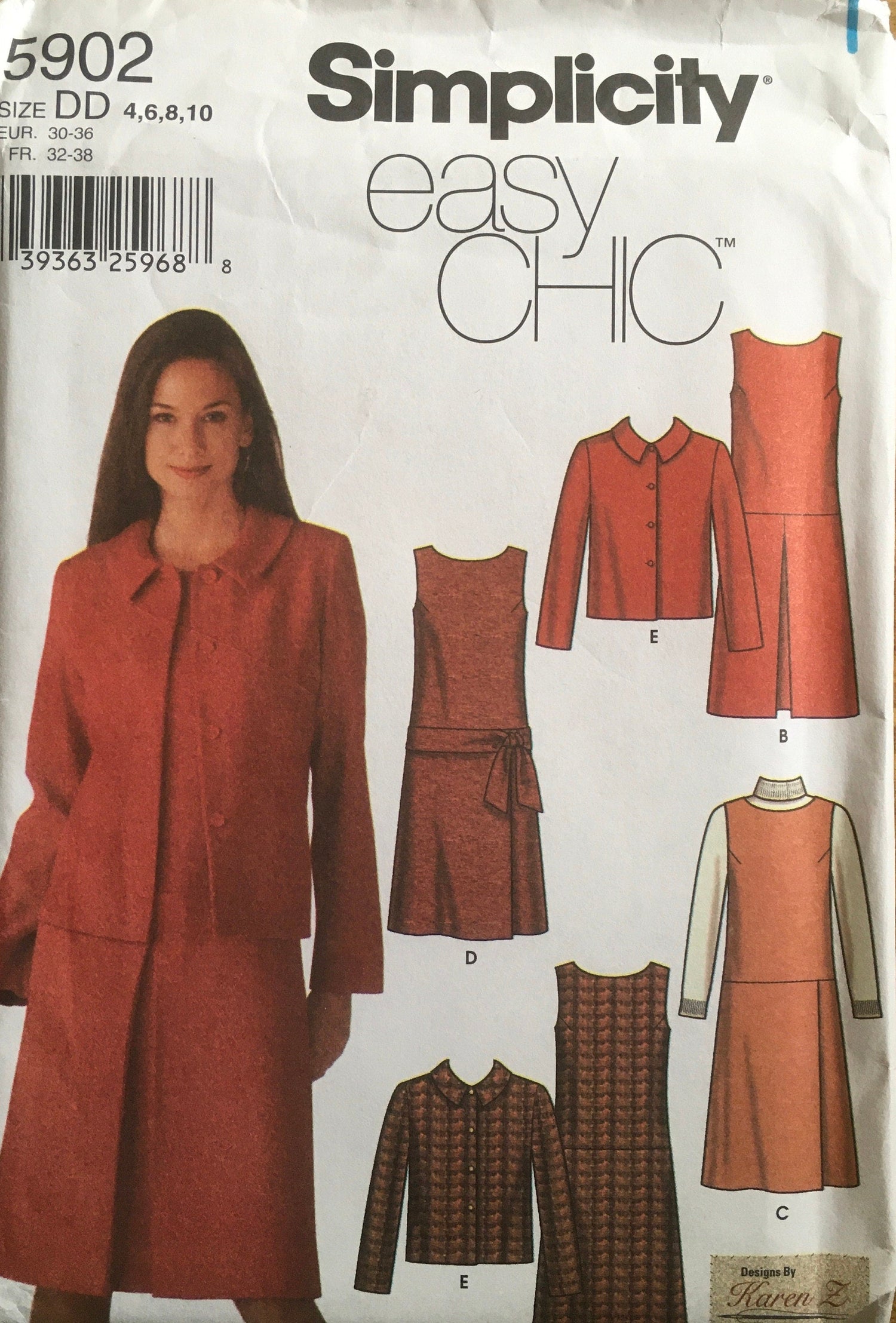 Simplicity 5902 Sewing Pattern (Vintage) UNCUT