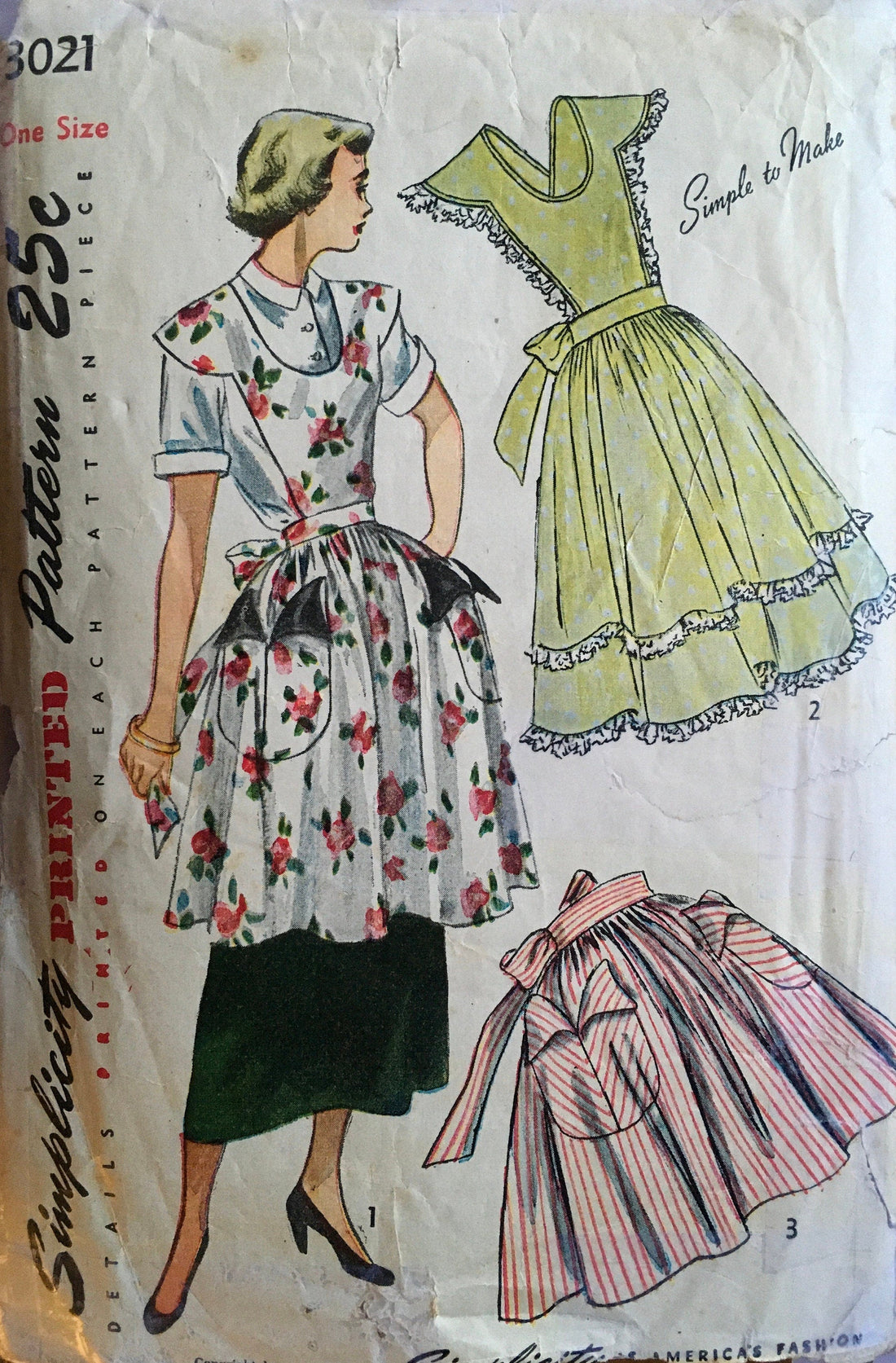 Simplicity 3021 Sewing Pattern (Vintage) CUT